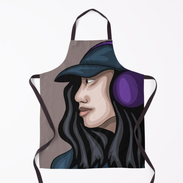 Item preview, Girl in headphones designed and sold by fum draws.
