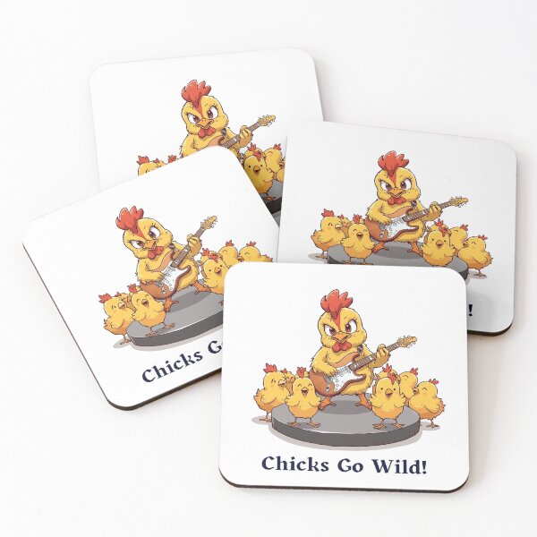 Item preview, Chicks Go Wild! – Cute and Crazy Chicken | Classic T-Shirts designed and sold by SoftPeepCo.