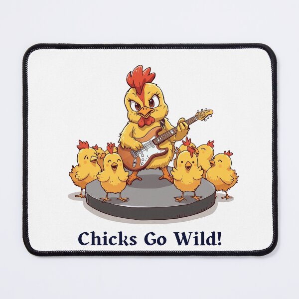 Item preview, Chicks Go Wild! – Cute and Crazy Chicken | Classic T-Shirts designed and sold by SoftPeepCo.