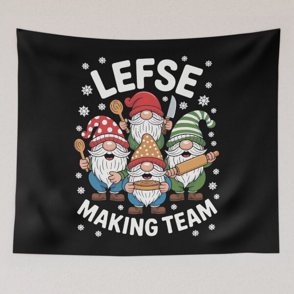 Item preview, Lefse Christmas Baking Gnomes designed and sold by aidenpier.