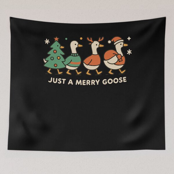 Item preview, Christmas Just A Merry Goose Funny designed and sold by LuminOrb.