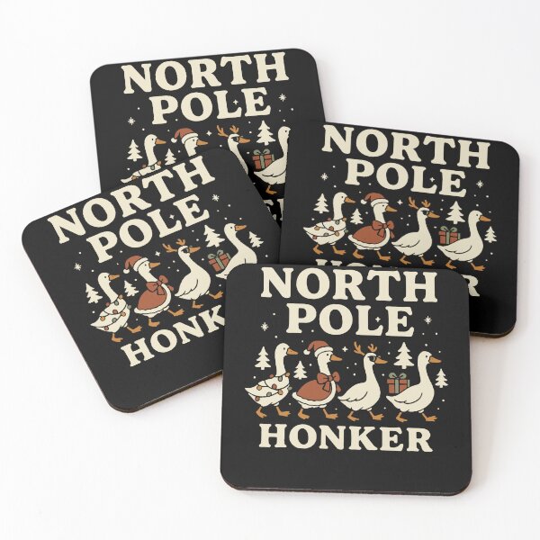 Item preview, Goose Christmas Funny Santa North Pole Honker designed and sold by LuminOrb.