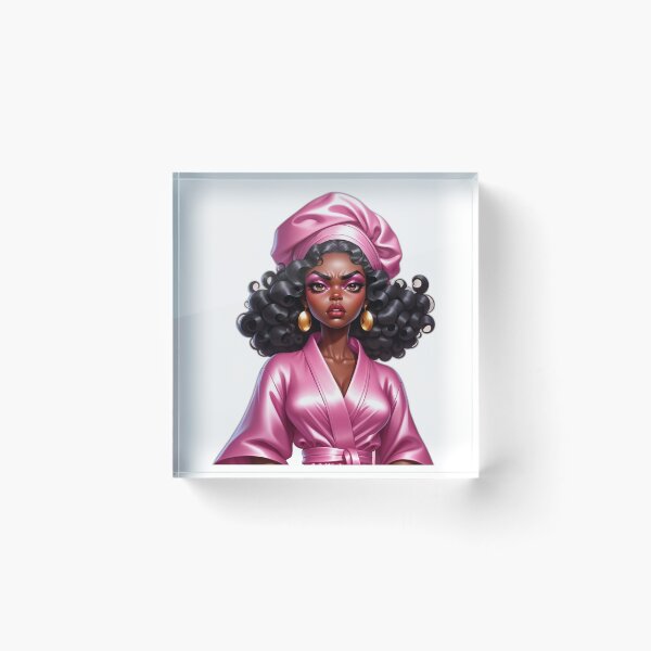 Item preview, Seriously? Face – Funny Afro Girl Over It Vibes designed and sold by Lulunza.