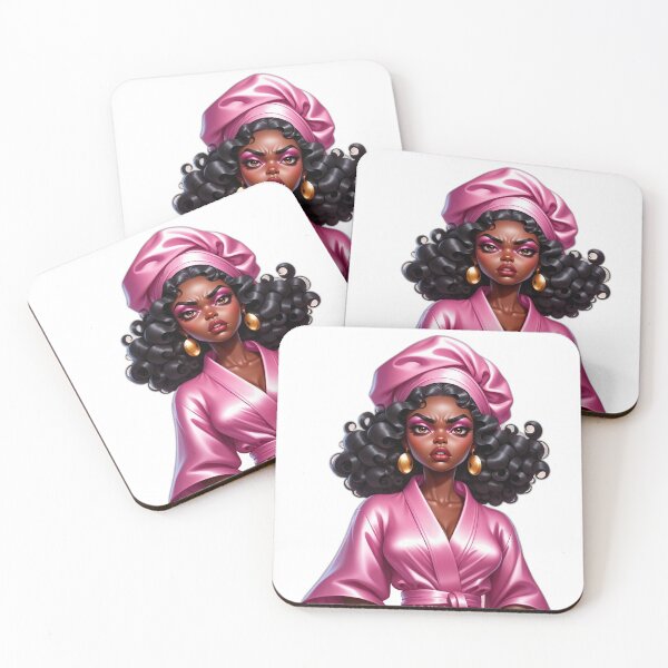 Item preview, Seriously? Face – Funny Afro Girl Over It Vibes designed and sold by Lulunza.