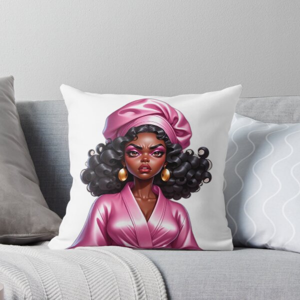 Item preview, Seriously? Face – Funny Afro Girl Over It Vibes designed and sold by Lulunza.