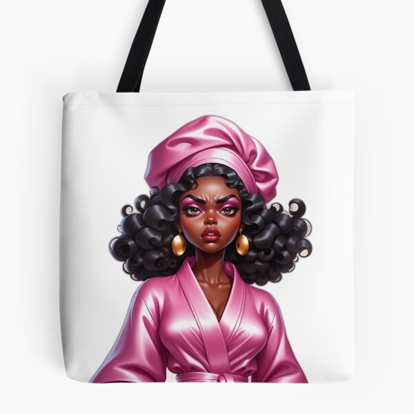 Item preview, Seriously? Face – Funny Afro Girl Over It Vibes designed and sold by Lulunza.