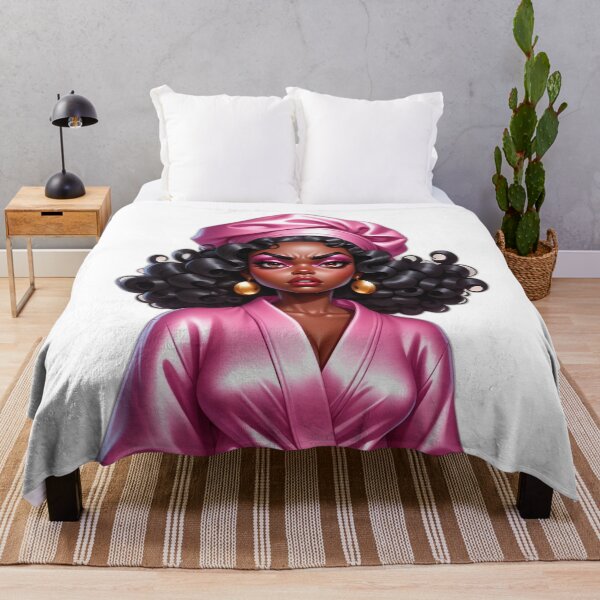 Item preview, Seriously? Face – Funny Afro Girl Over It Vibes designed and sold by Lulunza.