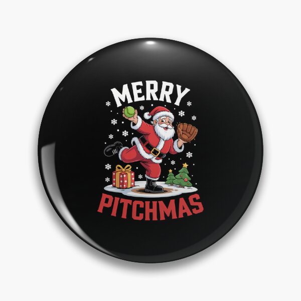 Item preview, Merry Christmas Pitcher Softball Player designed and sold by aidenpier.