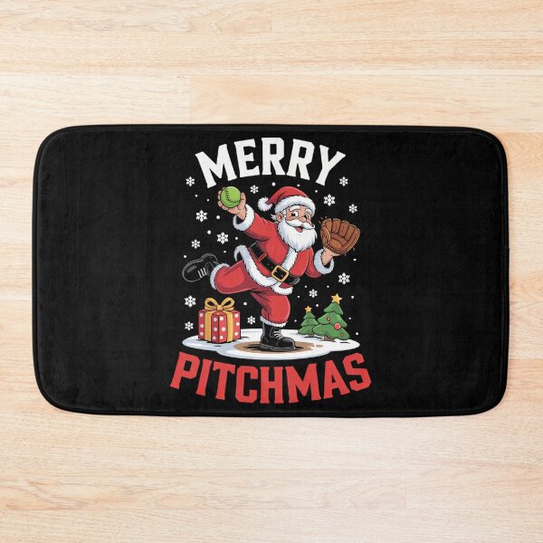 Item preview, Merry Christmas Pitcher Softball Player designed and sold by aidenpier.