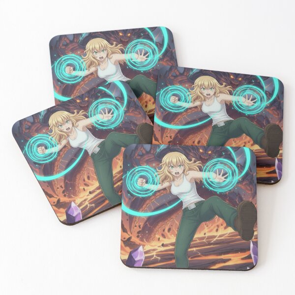 Item preview, Anime Battle Heroine vs Dark Demon – Epic Fantasy Power Clash designed and sold by YKS - Art&Stuff.
