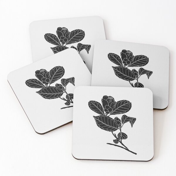 Item preview, Camellia – Japanese Minimalist Floral Linework | Plant Atlas designed and sold by tokomoroJP.