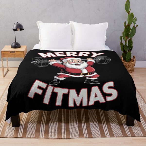 Item preview, Merry Christmas Santa Claus Fitness Gym Workout designed and sold by aidenpier.