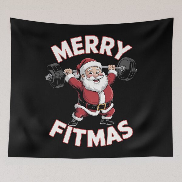 Item preview, Merry Christmas Santa Claus Fitness Gym Workout designed and sold by aidenpier.