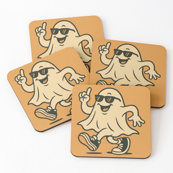 Item preview, White Blanket Ghost Saying-Let's Spread  Spookiness designed and sold by Teeseas Wave.