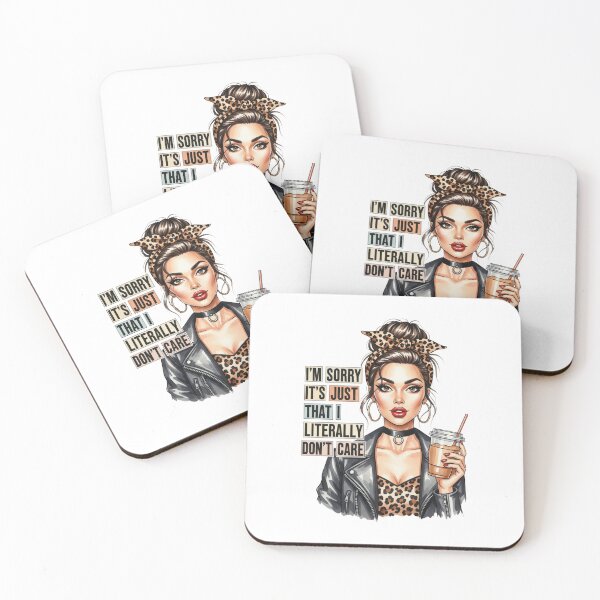 Item preview, “I’m Sorry It’s Just That I Literally Don’t Care” Funny Retro Sass Girl Design – Desperate Housewife Collection – For Women’s T-Shirts,phone case,Mugs, Aprons & Gifts designed and sold by Print-cess.
