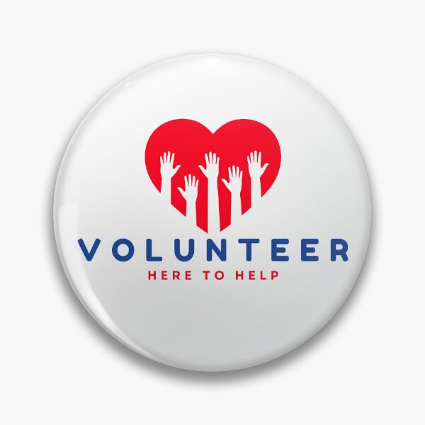 Item preview, Volunteer Here To Help designed and sold by Anniko Art Studio.