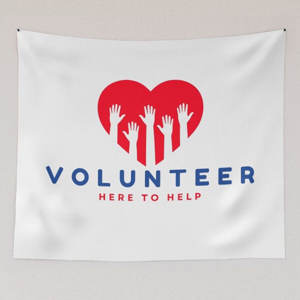 Item preview, Volunteer Here To Help designed and sold by Anniko Art Studio.