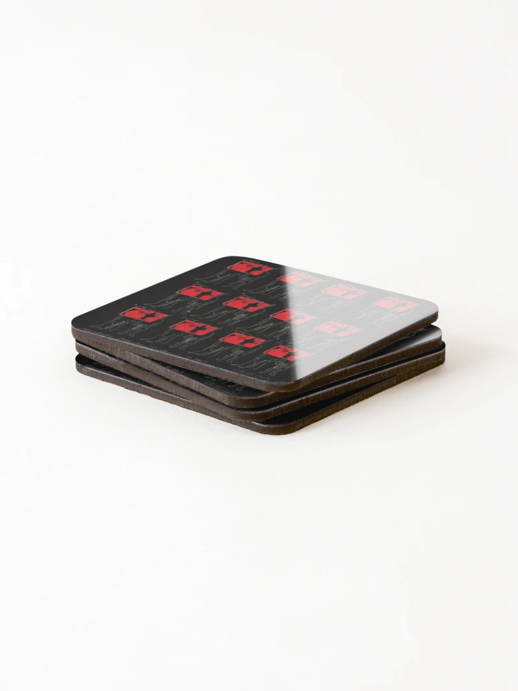 Thumbnail 4 of 5, Coasters (Set of 4), Frightened Rabbit designed and sold by StonesCraftSt.