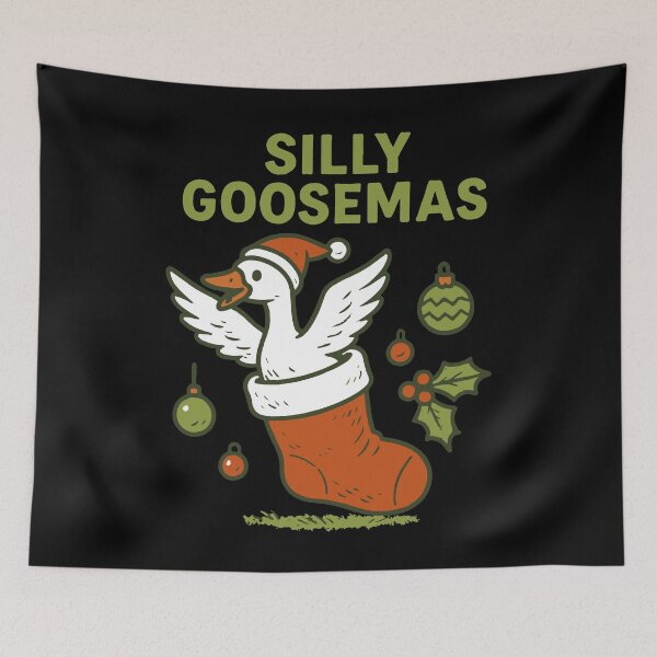 Item preview, Silly Goosemas Goose Christmas Funny Santa designed and sold by LuminOrb.