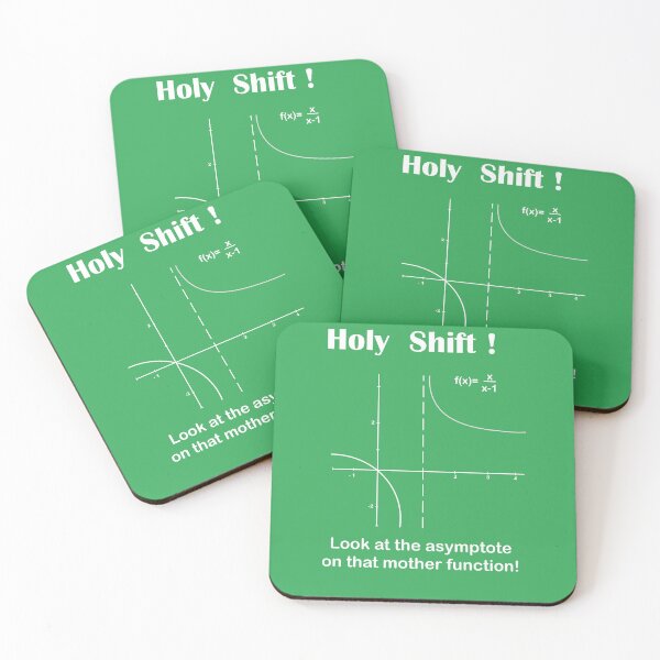 Item preview, Holy Shift – Funny Math Pun Shirt – Asymptote / Mother Function / Math Humor designed and sold by sciencefacts.