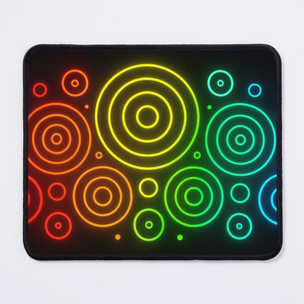 Item preview, Neon circles in perfect symmetry designed and sold by Sigtrix.