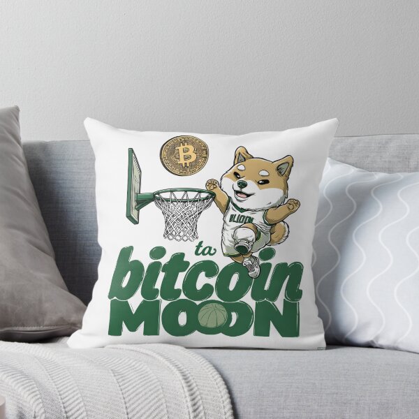 Item preview, Shiba Basketball to Bitcoin Moon Crypto Meme Cryptodog funny t-shirt designed and sold by No Heaven.