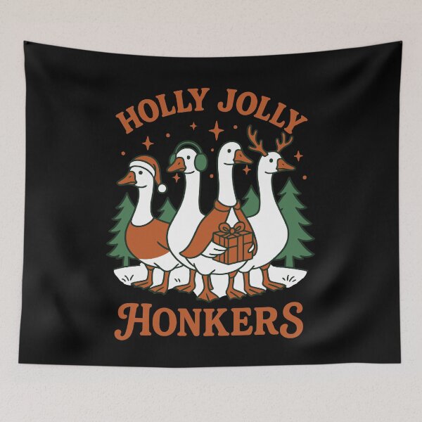 Item preview, Christmas Goose Holly Jolly Honkers Family Fun designed and sold by LuminOrb.