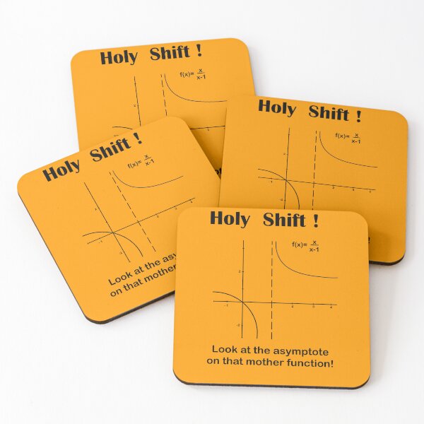 Item preview, Holy Shift – Funny Math Pun Shirt – Asymptote / Mother Function / Math Humor designed and sold by sciencefacts.