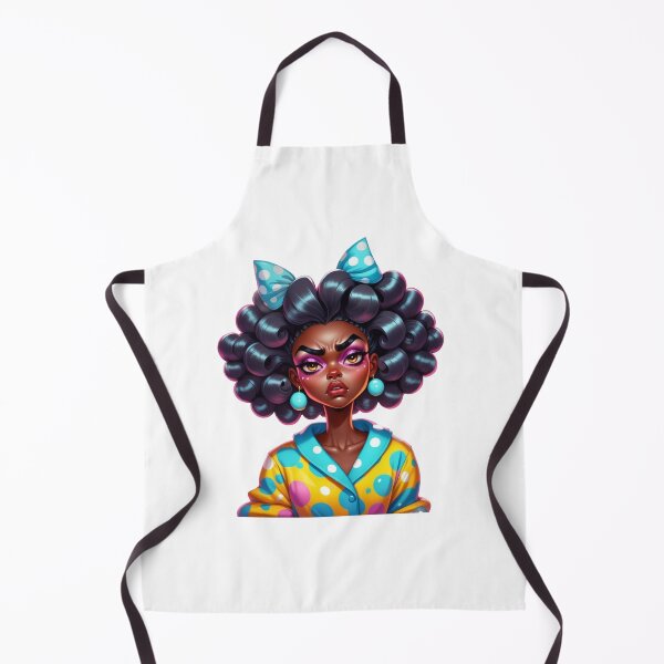 Item preview, Done With Everything – Moody Afro Queen Art designed and sold by Lulunza.