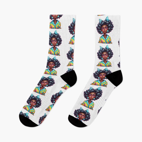 Item preview, Done With Everything – Moody Afro Queen Art designed and sold by Lulunza.