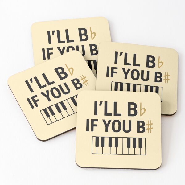 Item preview, I’ll B Flat If You Be Sharp Piano designed and sold by Tender Flower Clothing.