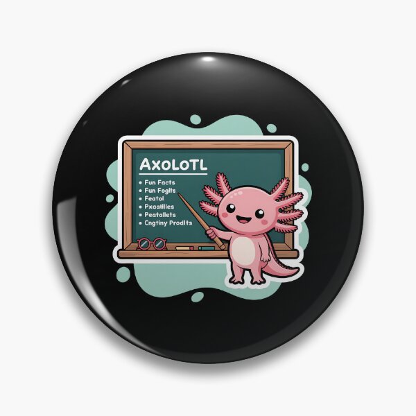 Item preview, Axolotl Professor • Classroom Facts Chalkboard  designed and sold by Blok45.