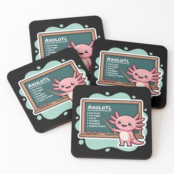 Item preview, Axolotl Professor • Classroom Facts Chalkboard  designed and sold by Blok45.