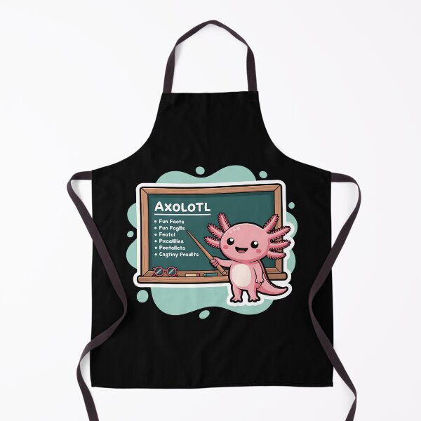Item preview, Axolotl Professor • Classroom Facts Chalkboard designed and sold by Blok45.