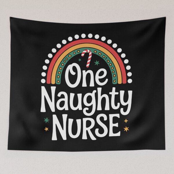 Item preview, Nurse Xmas Christmas Rainbow Cute designed and sold by tearbytea.