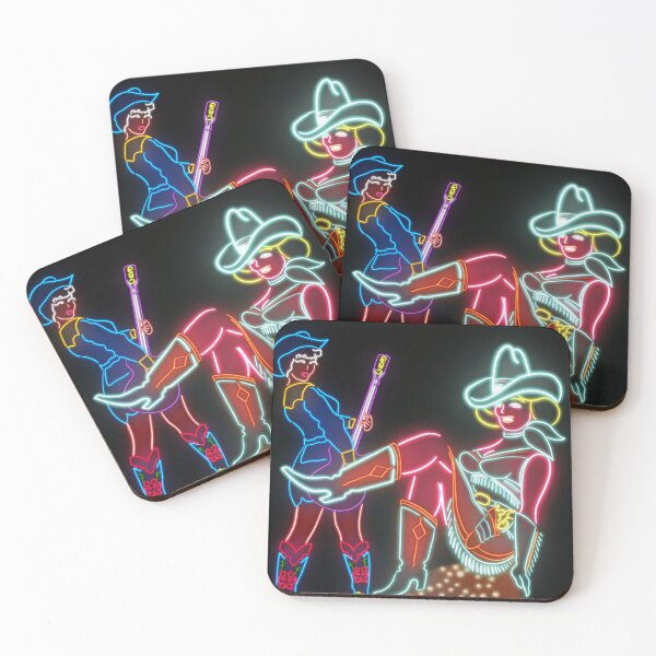 Item preview, Neon Cowgirls designed and sold by drawingdottie.