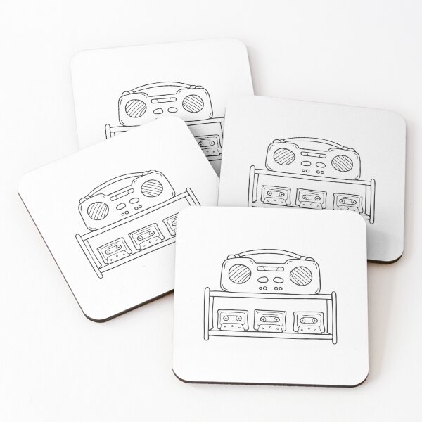Item preview, tape recorder placed beside cassette tape designed and sold by rasagamastore.