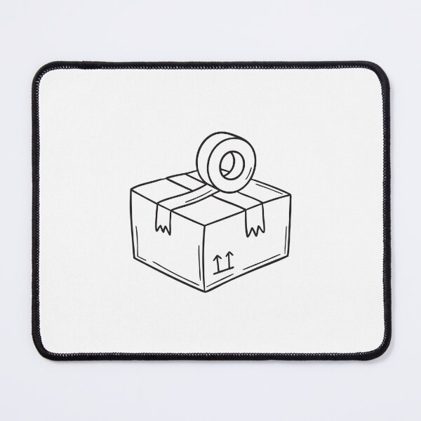 Item preview, A tape stretched across a cardboard box during packing designed and sold by rasagamastore.