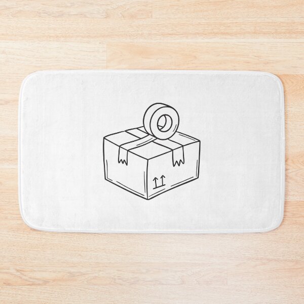Item preview, A tape stretched across a cardboard box during packing designed and sold by rasagamastore.