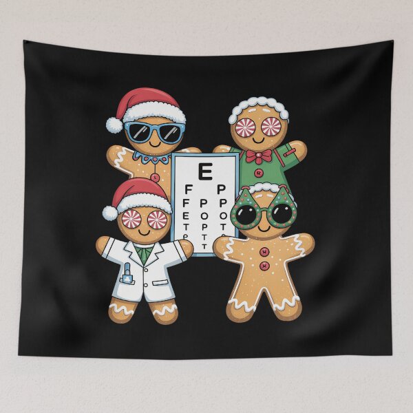 Item preview, Optometry Gingerbread Christmas Optician Sight Squad designed and sold by tearbytea.