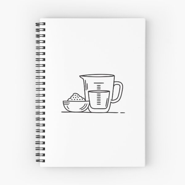 Item preview, A tapioca beside a measuring cup during dessert preparation designed and sold by rasagamastore.