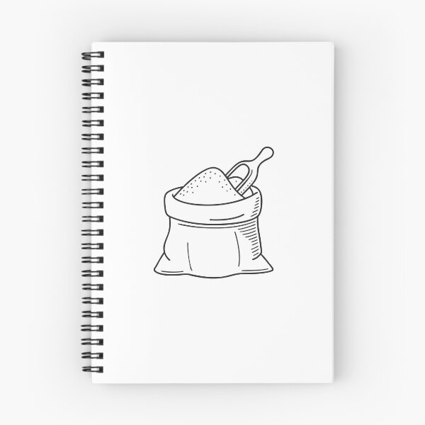 Item preview, A tapioca flour inside a sack with a wooden scoop designed and sold by rasagamastore.