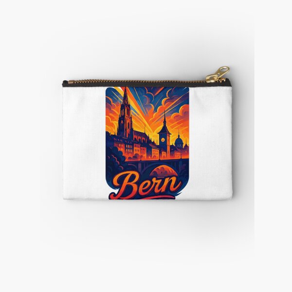 Item preview, Bern city Switzerland silhouette artistic gift designed and sold by Pineapple-Tree.