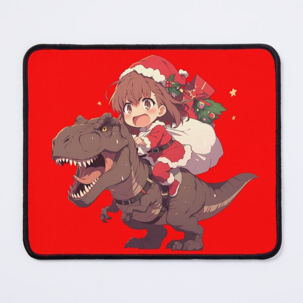 Item preview, Shokuhou Misaki Christmas Dinosaur Glamour A Certain Scientific Railgun Anime Chibi Style designed and sold by TorbenKuhano.
