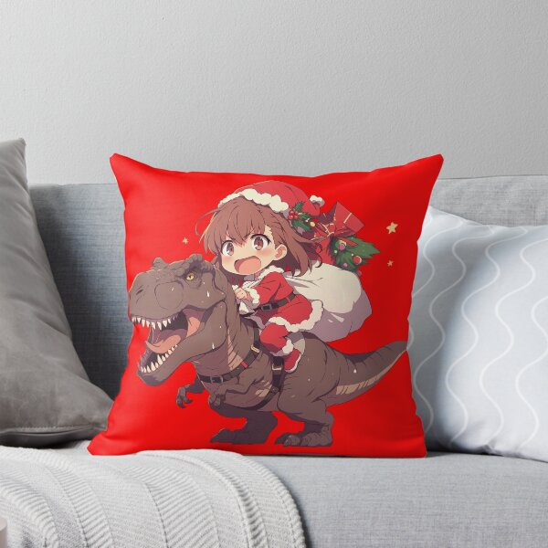 Item preview, Shokuhou Misaki Christmas Dinosaur Glamour A Certain Scientific Railgun Anime Chibi Style designed and sold by TorbenKuhano.