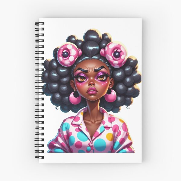 Item preview, Don’t Even Start – Afro Girl Bad Mood Look designed and sold by Lulunza.