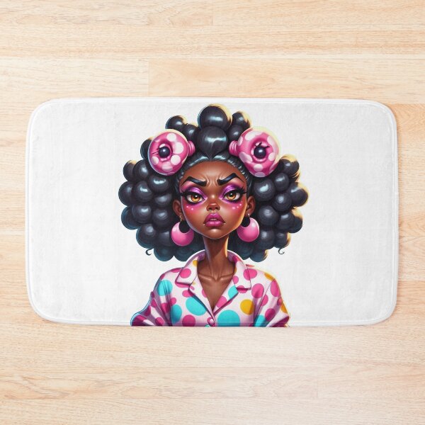 Item preview, Don’t Even Start – Afro Girl Bad Mood Look designed and sold by Lulunza.