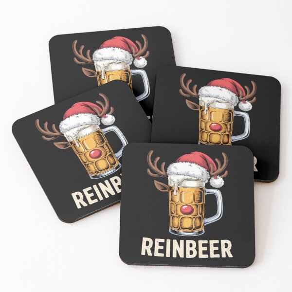 Item preview, Reinbeer Santa Funny Reindeer Christmas Xmas designed and sold by tearbytea.