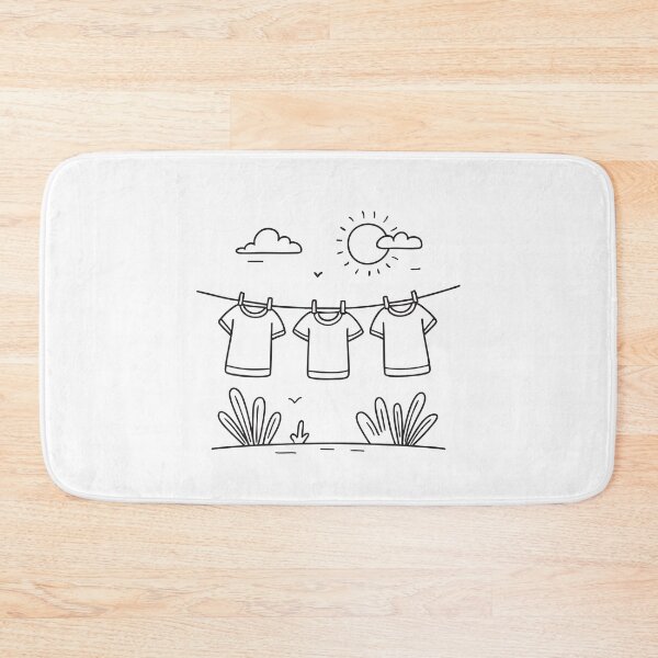 Item preview, A T-shirts hanging on a clothesline in the backyard with sunny sky designed and sold by rasagamastore.