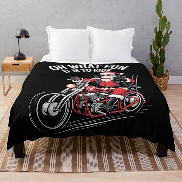 Item preview, Ride Santa Claus on a Motorcycle Xmas designed and sold by tearbytea.